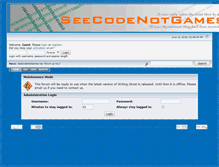 Tablet Screenshot of forums.seecodenotgames.com